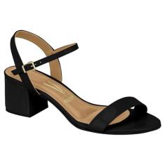 Scarpin Vizzano Clássico Feminino, Preto, 37