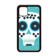 Capa Blue Eyes Skull Caveira Nacional do México Ilustração para iPhone 12 Pro Max para Apple Mini Mobile Case Shell