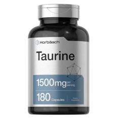 Taurina, 1500mg, 180 Cápsulas, Horbaach