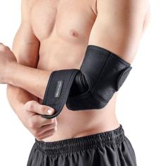 Cotoveleira Ajustável Protetor Tendinite Hidrolight, Único, Preto