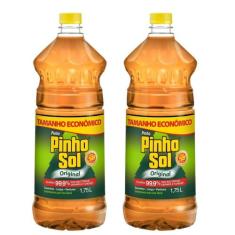 Kit com 2 Desinfetante Pinho Sol Original 1,75L Cada
