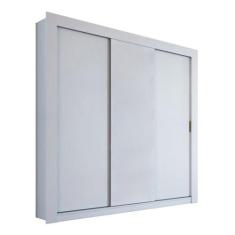 Guarda-Roupa Branco Casal 3 Portas de Correr Édez Safari - Herval