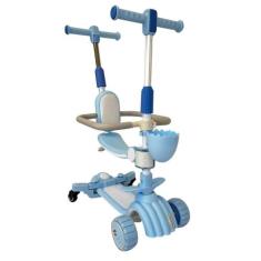 Patinete Infantil 3 em 1 com assento, apoio, luz e música - Velorad Ki