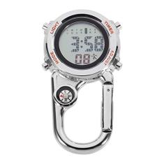 1 Unidade Relógio De Bolso Relógio Fob De Escalada Relógio De Bússola Luminosa Relógio De Lapela Médico Relógio Digital Masculino Cara Distintivo Esportes Aço Inoxidável