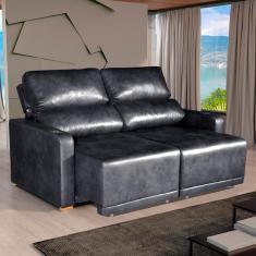 Sofá 2 Lugares 1,76m Retrátil e Reclinável Lyon Bom Pastor