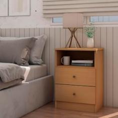 Mesa de Cabeceira Genialflex Irlanda com 2 Gavetas