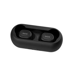 KKmoon Fones de ouvido QCY T1 TWS Bluetooth 5.0 Fone de ouvido sem fio 3D estéreo com microfone duplo