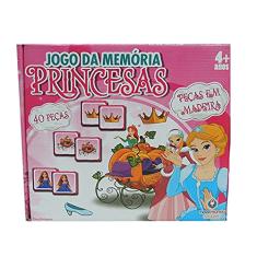 Jogo Da Memória 40 Peças - Princesas - Algazarra