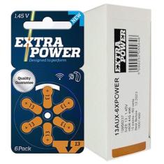 60 Pilhas/Baterias Extra Power Para Aparelho Auditivo - Tamanho 13