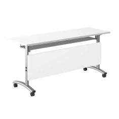 Mesas de Conferência Mesa De Conferência Dobrável Mesa De Treinamento De Escritório, Mesa De Reunião De Seminário Móvel Moderna Com Rodas De Rodízio, Para Sala De Aula De Sala De Conferência, 12 Taman