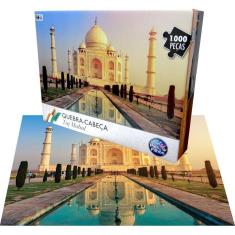 Quebra Cabeça Taj Mahal Puzzle Com 1000 Peças Jogo Pedagógico - Pais e Filhos