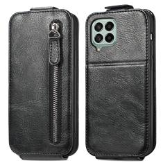 Caso de capa de telefone de proteção Para Samsung Galaxy M53 5G Wallet Case, Premium Leather Case Built-in cartão de crédito e slots de dinheiro, Flip Cover com Kickstand Magnetic Phone Case para Sams