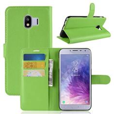 Capa para Samsung Galaxy J4 2018 capa flip carteira de couro para Samsung Galaxy J4 2018 capa de proteção de telefone A capa com design simplificado