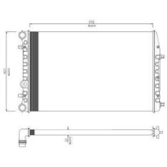 Radiador De Água Fox Polo Rv2517 Visconde