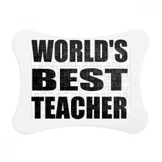 World's Best Teacher Student Citação de quebra-cabeça Decoração de quadro Enfeite de jogo de quebra-cabeça