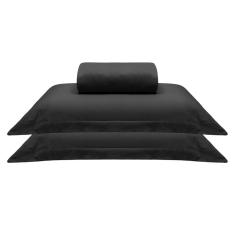 Jogo de Lençol Casal Algodão 3 peças Rolinho Malha Image Liso Buettner