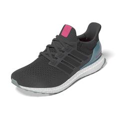 adidas Tênis feminino Ultraboost 1.0, Cinza/cinza/rosa Fusion, 35