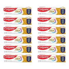 Kit 12 Creme Dental Colgate Total 12 Anti-Tártaro 180g