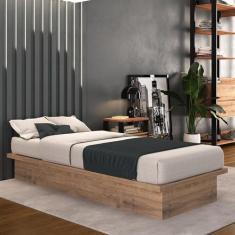 Cama Solteiro 8284 Oriental Marrom/Solanum - Foscarini