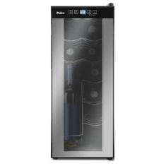 Adega Philco 12 Garrafas Display Digital Preto PAD12E Bivolt, Bivolt