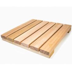 Deck de Madeira Modular Base Madeira Isabela Revestimentos 30cmx30cm (Placa) Eucalipto