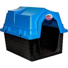 Casa Para Cães Jel Plast Plástica N2 - Azul - Plast Pet