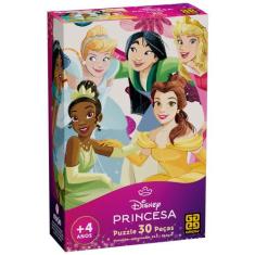 Quebra-cabeça 30 peças Princesas - Grow
