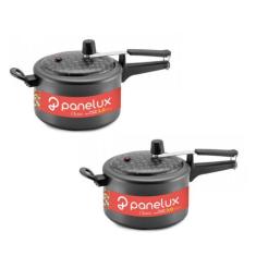 Kit 2 Panela de Pressão Panelux Classic Antiaderente Preta 3,0 Litros 