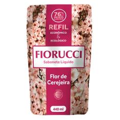 Refil Sabonete Líquido FLOR DE CEREJEIRA 440ml, Fiorucci