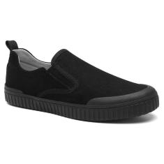 Tenis Slip On Centuria Lona Preto-Masculino