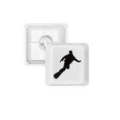 Skateboarding Sport Black Outline Teclado mecânico PBT Gaming Upgrade Kit