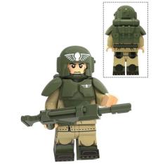 Boneco Blocos De Montar Soldado Warhammer Astra Sam