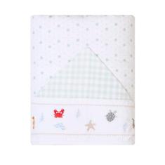 Papi Textil Toalha De Banho Felpuda Bordados Papi Forrada Com Capuz 90Cm X 70Cm Contem 01 Un