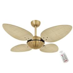 Ventilador Volare Off P Palmae Natural 127V Controle Remoto - Casa H, 