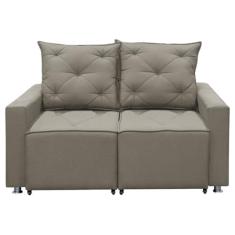 Sofá Retrátil e Reclinável 2 lugares Bariloche 1.80cm C/Molas - Linho