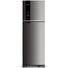 Geladeira Brastemp Frost Free Duplex 400 litros cor Inox com Freeze Co