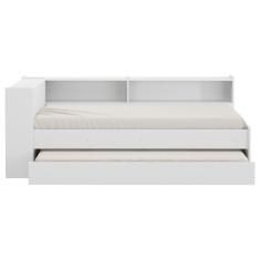 Bicama Com Colchão Incluso E Baú Embutido Multimóveis Branca