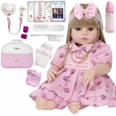 Boneca Com Desconto Bebê Reborn Original Banho - Cegonha Reborn Dolls