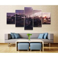 Quadro Decorativos Jogo Metro Xodo 1 com 5 peças 130