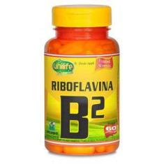 Vitamina B2 60 Cápsulas 500Mg Riboflavina - Unilife