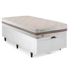 Cama Box Baú Solteirão Herval Amsterdã, Molas Ensacadas, 68x96x203 cm