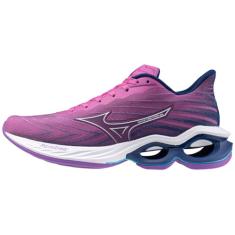 Mizuno Tênis de corrida feminino Wave Creation 25, Rosebud/Navy Peony, 38