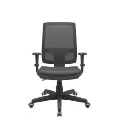 Cadeira Escritório Presidente Brizza Braços 3D Plaxmetal