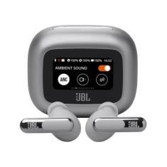 Fone de Ouvido Bluetooth JBL Live Beam 3 Prata-Unissex
