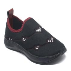 Tênis Feminino Infantil Calce Fácil Conforto Macio Coração-Feminino