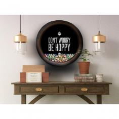 Quadro Decorativo Porta Rolhas Redondo Be Hoppy - Grande