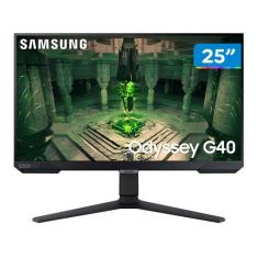 Monitor Gamer Samsung Série G40 Odyssey 25 Full Hd 240Hz 1Ms Display P
