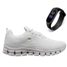 Tenis Masculino Dahazzi Esporte Para Caminhada Academia Corrida Conforto + Relógio-Masculino