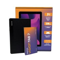 Tablet Positivo Vision TAB 7 3GB RAM 128GB Octa-Core Android 14 Go Wi-