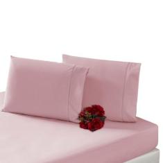 Jogo Lençol Casal King Size 3 Peças 200 Fios 100% Algodão - INGRID BOR